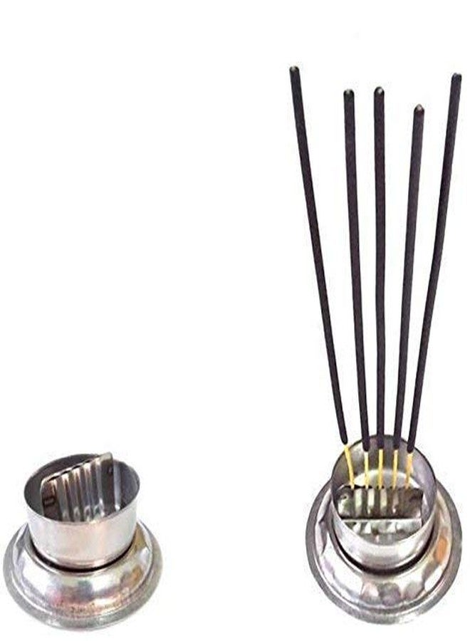 Prokart Stainless Steel Agarbatti Stand | Incense Stick Stand Holder with Ash Catcher for Home, Office & Temple Material: Stainless Steel, 1 - Image 4
